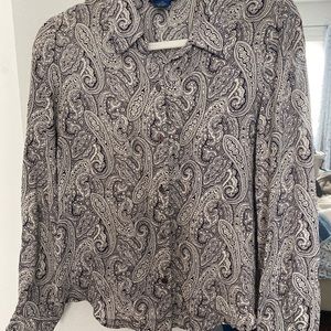 Gently used 100% silk blouse.